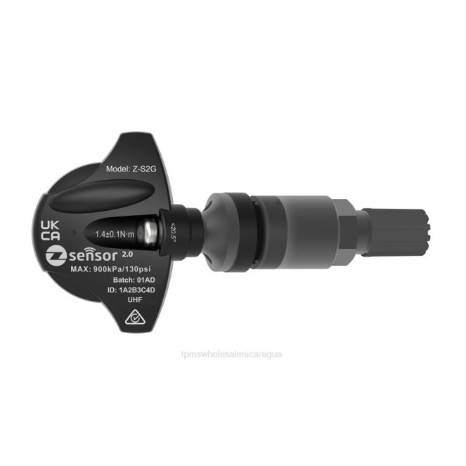 Sistema De Control De Presión De Neumáticos - sensor tpms de repuesto para hyundai oe - oe p/n 52933b1100 frecuencia 315mhz 00F6662 vástago de válvula de metal - gris oscuro